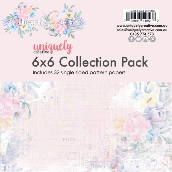 Uniquely Creative - Heart & Soul - 6 x 6 Collection Pack