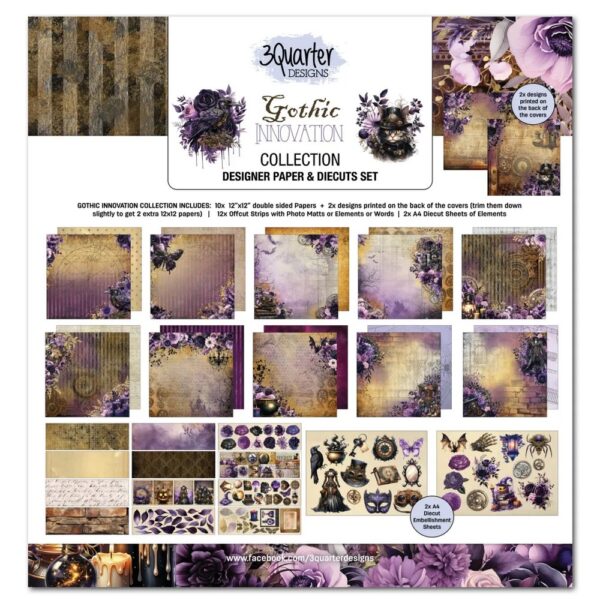 3Quarter Designs - Gothic Innovation - 12x12 Collection Kit