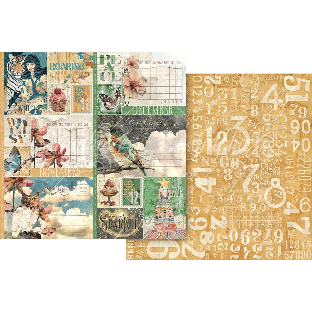 Graphic 45 - Journaling Through Time - Collection Pack 12"x12" - Image 6