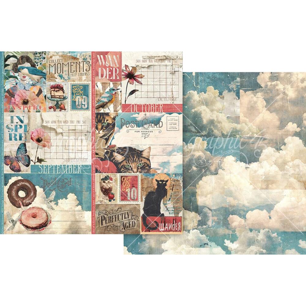 Graphic 45 - Journaling Through Time - Collection Pack 12"x12" - Image 5