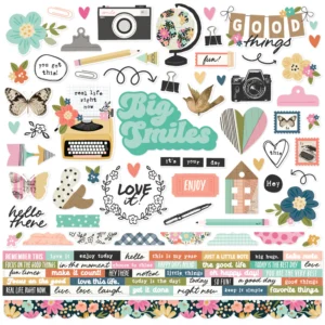Simple Stories - Take Note - Cardstock Stickers