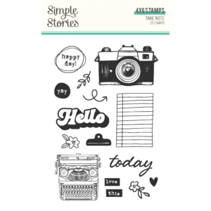Simple Stories - Take Note - Stamp Set