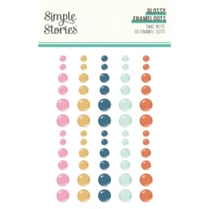 Simple Stories - Take Note - Enamel Dots