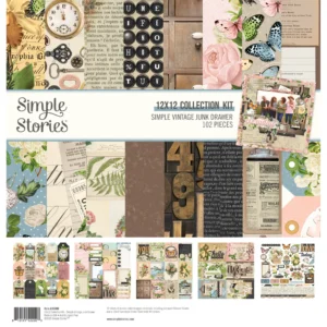 Simple Stories - Simple Vintage Junk Drawer - Collection Kit 12x12"