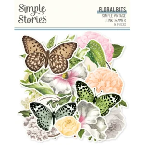Simple Stories - Simple Vintage Junk Drawer - Floral Bits