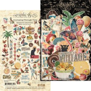 Graphic 45 - Journaling Through Time - Ephemera Set