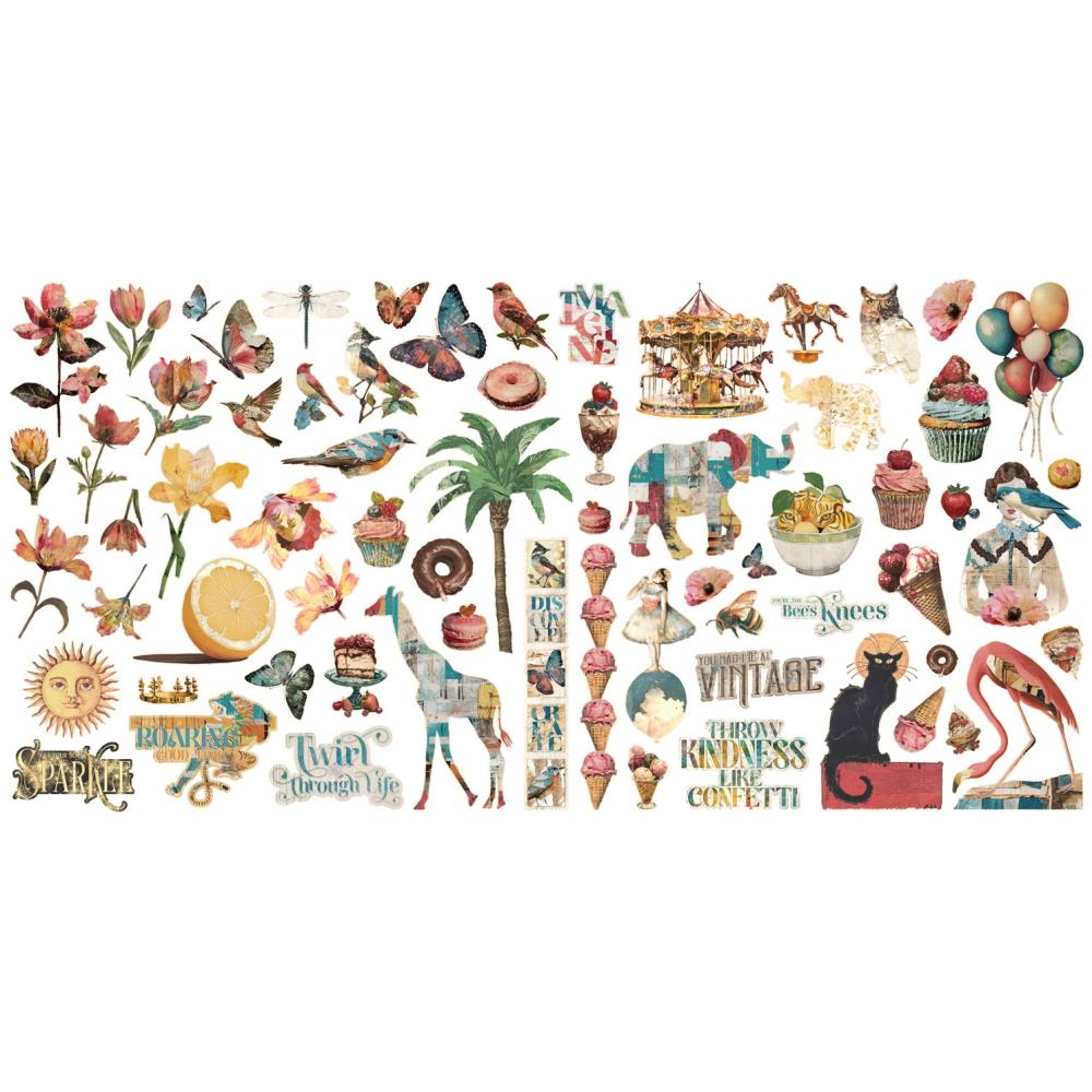 Graphic 45 - Journaling Through Time - Ephemera Set - Image 2