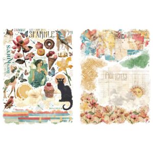 Graphic 45 - Journaling Through Time - Rub-On Transfers