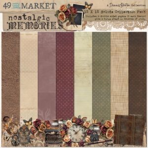 49 & Market - Nostalgic Memories - Collection Pack 12X12", Solids