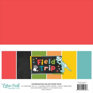 Echo Park - Field Trip - Solids Kit 12x12"