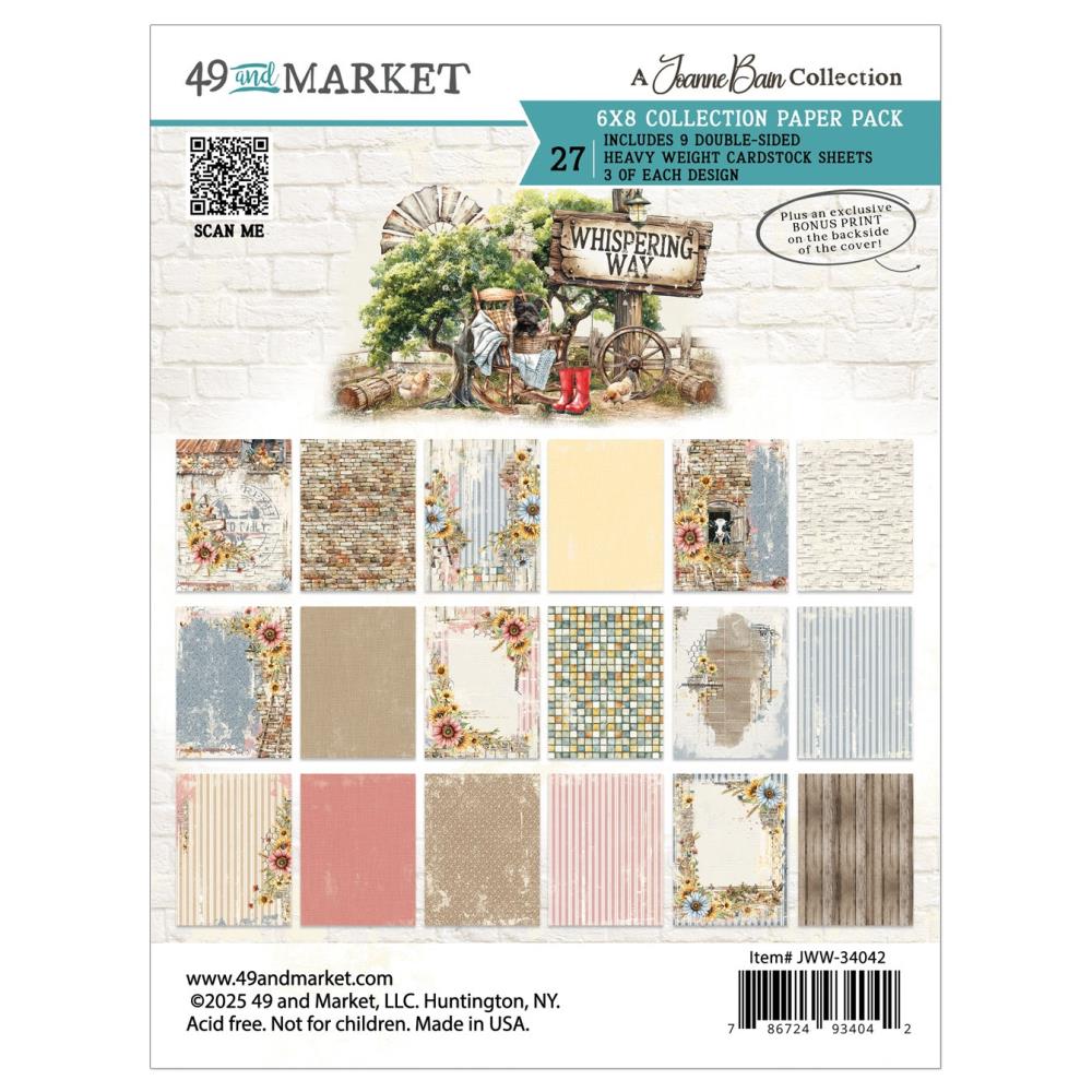 49 & Market - Whispering Way - 6x8" Collection Pack