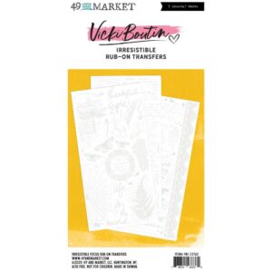 49 & Market - Vicki Boutin Irresistable Rub-On Transfer Set - Focus