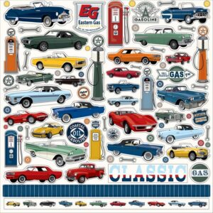 Carta Bella - Cars - Element Stickers 12x12"