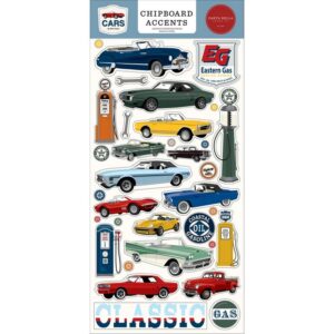 Carta Bella - Cars - Chipboard Accents