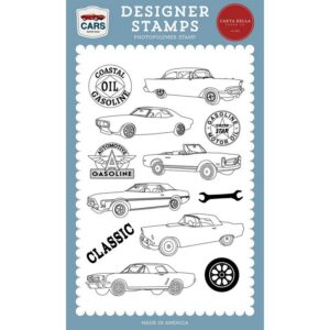Carta Bella - Cars - Stamp Set, Classic Cars