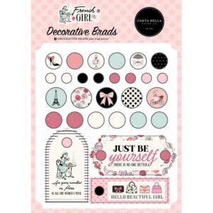 Carta Bella - French Girl - Decorative Brads
