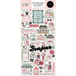 Carta Bella - French Girl - Chipboard Accents