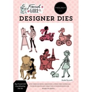Carta Bella - French Girl - Coordinating Medium Die Set, My French Girl