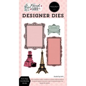 Carta Bella - French Girl - Coordinating Small Die Set, Paris Days