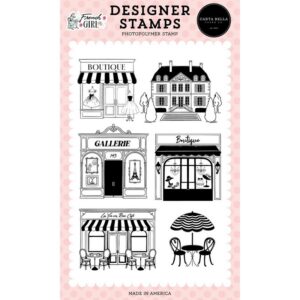 Carta Bella - French Girl - Stamp Set, French Streets