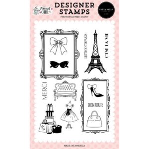 Carta Bella - French Girl - Stamp Set, Paris Days