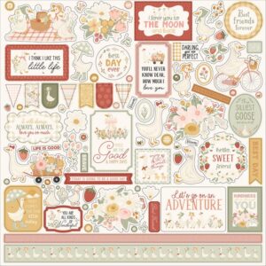 Carta Bella - Silly Goose - Element Stickers 12x12"