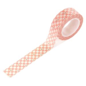Carta Bella - Silly Goose - Washi Tape, Pink Painted Checkboard
