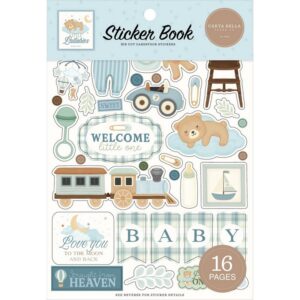 Carta Bella - Little Lullabies, Baby Boy - Sticker Book