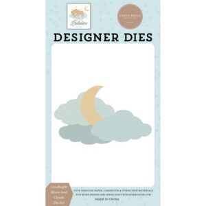 Carta Bella - Little Lullabies, Baby Boy - Die Set, Goodnight Moon And Clouds