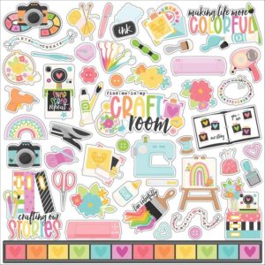 Carta Bella - Craft Room - Element Stickers 12x12"