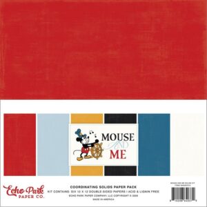 Echo Park - Mouse & Me - Solids Kit 12x12"