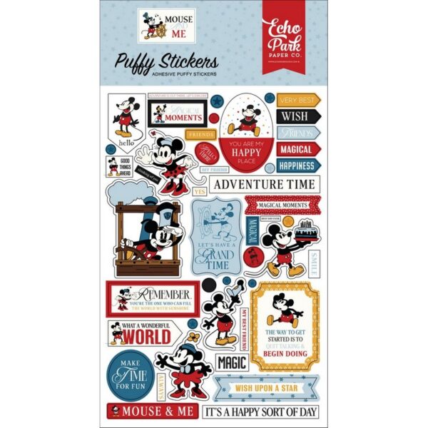Echo Park - Mouse & Me - Puffy Stickers