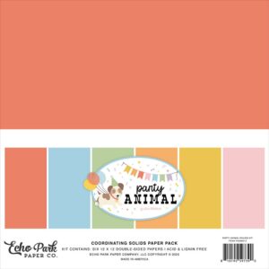 Echo Park - Party Animal - Solids Kit 12"X12"