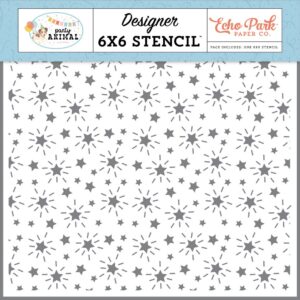 Echo Park - Party Animal - Stencil,You're My Shining Star