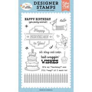Echo Park - Party Animal - Stamp Set, Barkday