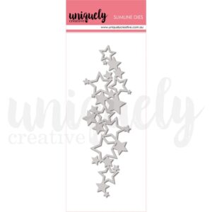 Uniquely Creative - Written In The Stars - Slimline Starry Stack Die