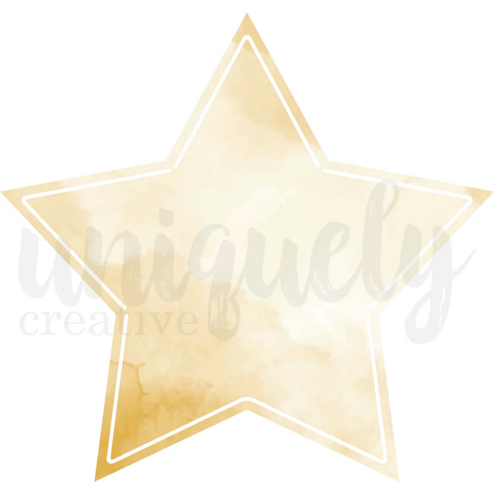 Uniquely Creative - Written In The Stars - Decorative Base Layer, Classic Star