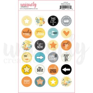 Uniquely Creative - Written In The Stars - Chipboard Stickers