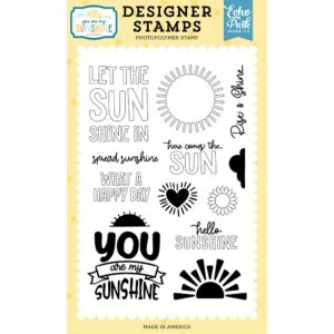Echo Park - You Are My Sunshine - Stamp Set, Let The Sunshine In