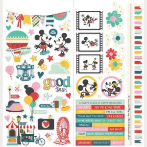 Simple Stories - Happiest Place - Cardstock Stickers 12x12", Icons