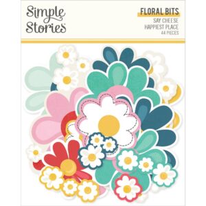 Simple Stories - Happiest Place - Floral Bits