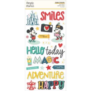 Simple Stories - Happiest Place - Foam Stickers