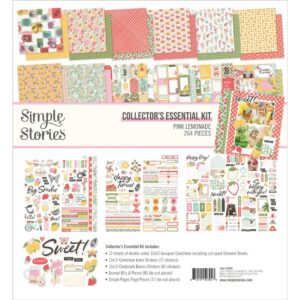 Simple Stories - Pink Lemonade - Collector's Essential Kit 12X12"