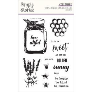 Simple Stories - Simple Vintage Lavender Fields - Stamp Set