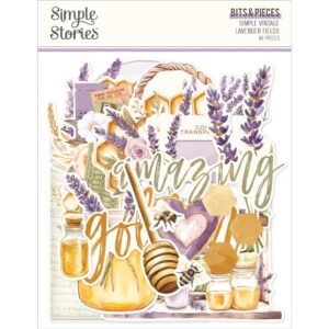Simple Stories - Simple Vintage Lavender Fields - Bits & Pieces