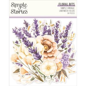 Simple Stories - Simple Vintage Lavender Fields - Floral Bits