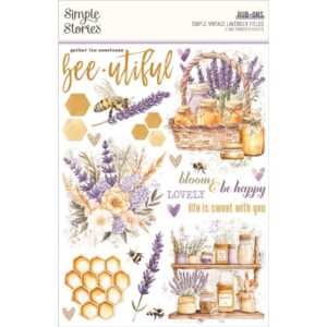 Simple Stories - Simple Vintage Lavender Fields - Rub-Ons