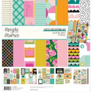 Simple Stories - Color Me Happy - Collection Kit 12×12″
