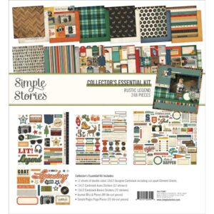 Simple Stories - Rustic Legend - Collector’s Essential Kit 12X12″