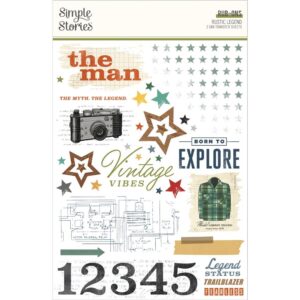Simple Stories - Rustic Legend - Rub-Ons